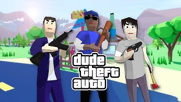 Dude Theft Auto Open World Sandbox Simulator (by Poxel Studios) Android Gameplay [HD]