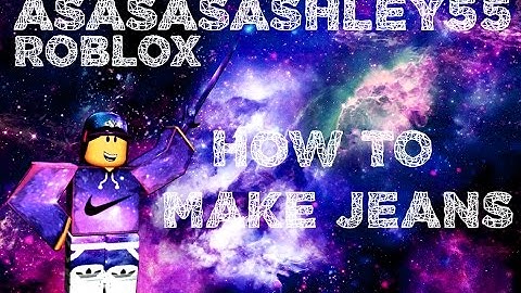 ROBLOX - Making Jeans With Paint.Net