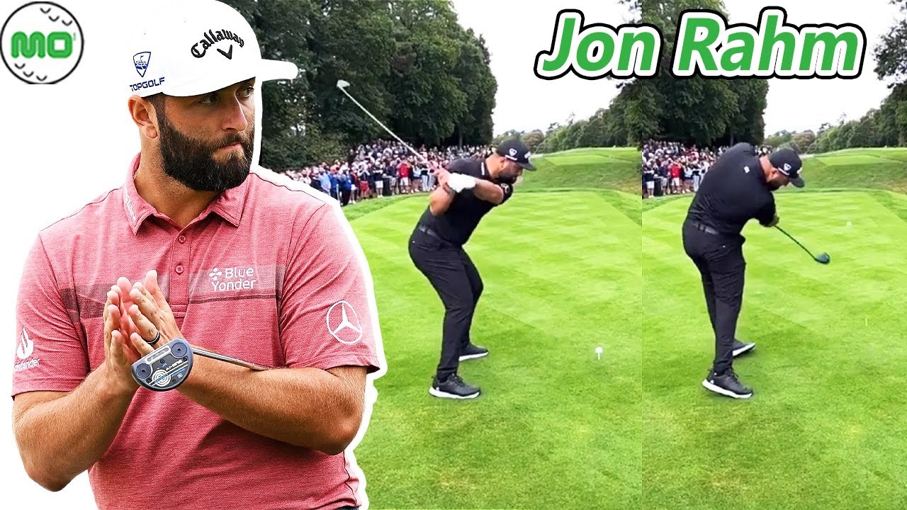 Jon Rahm ジョン・ラーム スペインの男子ゴルフ スローモーションスイング!!!