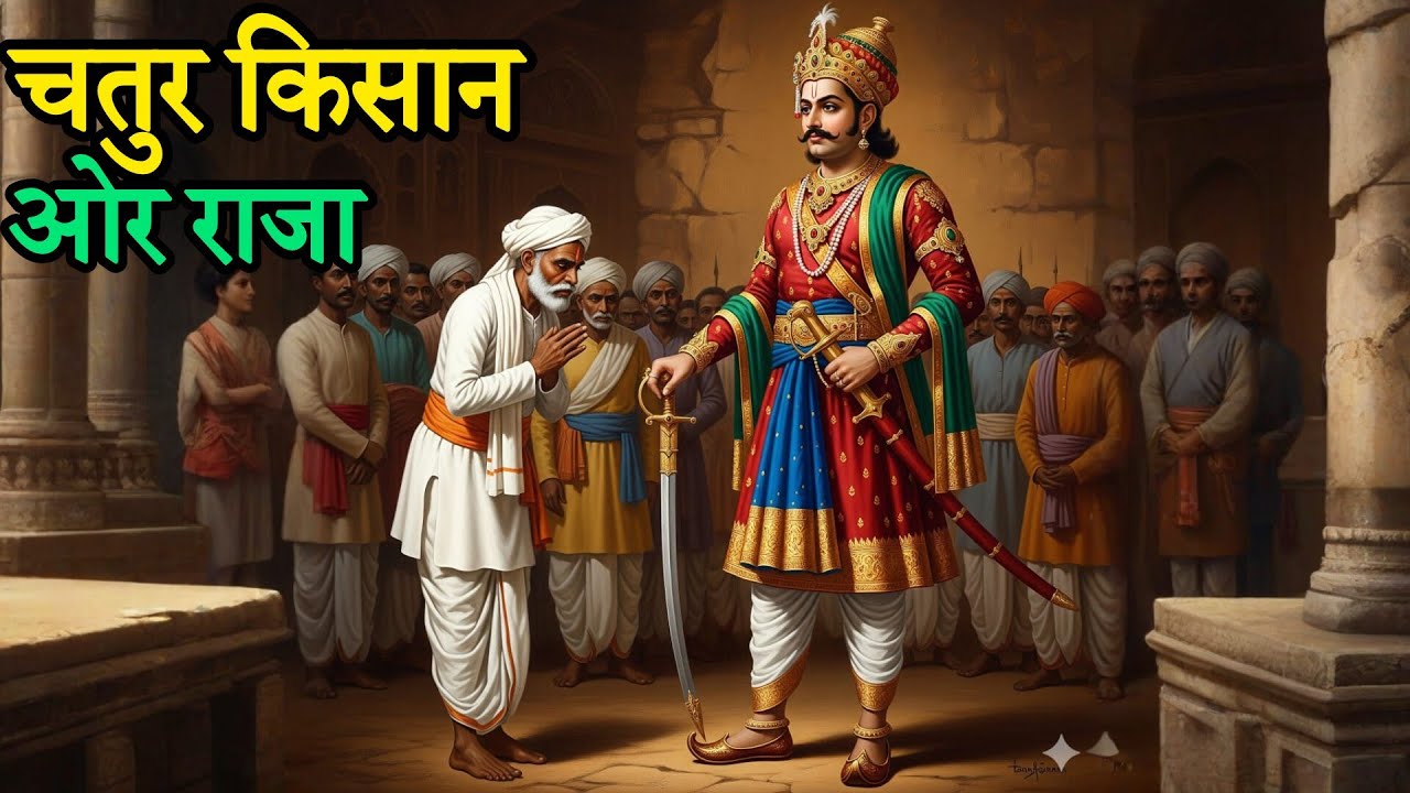 चतुर किसान और सनकी राजा ! मार्मिक कहानी! #garudpuran #paramgyan