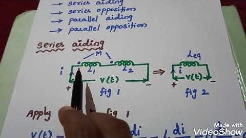 Series aiding and Opposing connection/ Coupled Circuits
