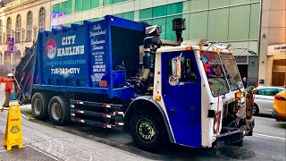 Garbage Trucks of New York City!!