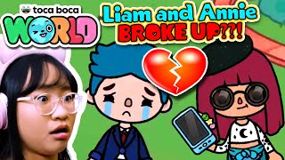 Liam and Annie BROKE UP?!! - Toca Life World