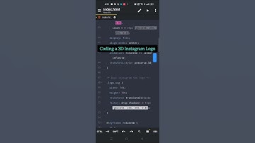 Coding a 3D Instagram Logo||Love You Codes||#codes #coding #html #css #javascript #webdevelopment#js