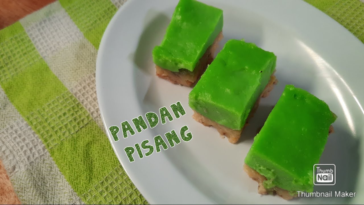 Talam Pisang Pandan - Kue pisang pandan nangka ini bisa ...