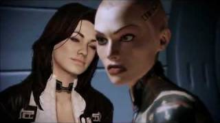 Jack and Miranda fighting on the Normandy (Mass Effect 2) Profile