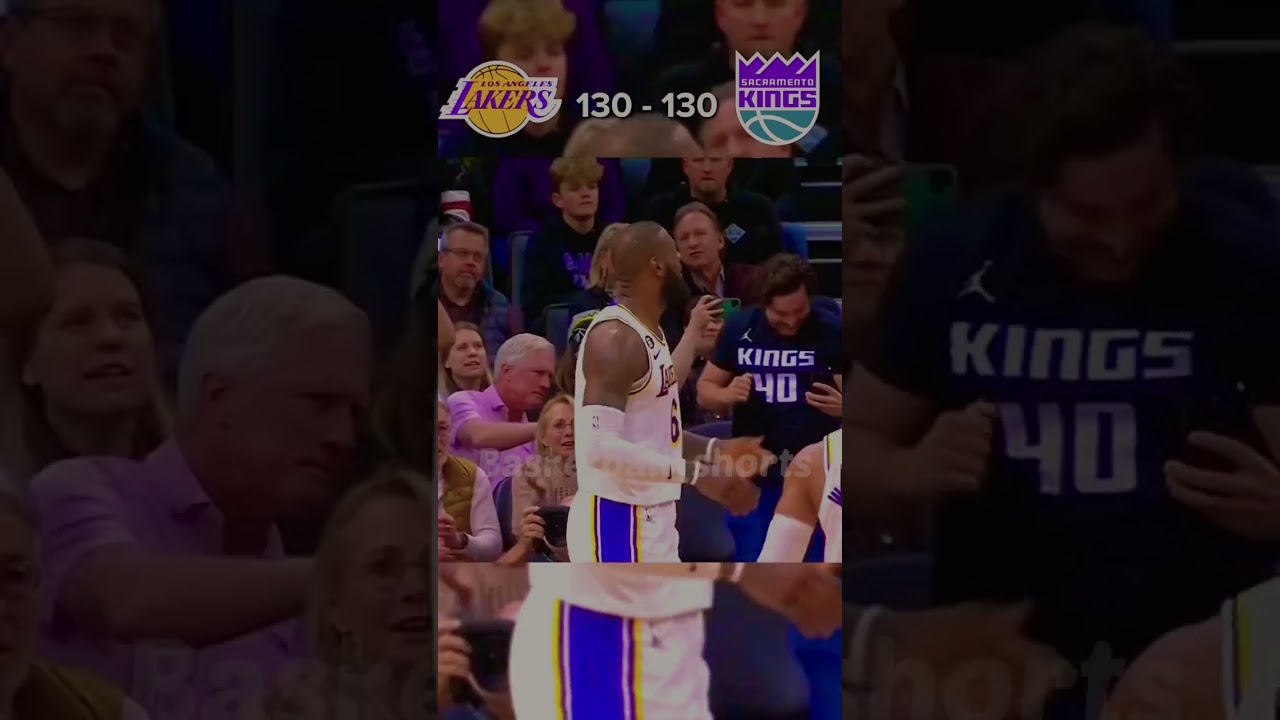 Lakers gets 5 W in the row🏀🔥💯 #lakers #sacramentokings #nba #nbaedit #basketball #basketballedit