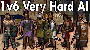0AD | 1v6 Very Hard AI
