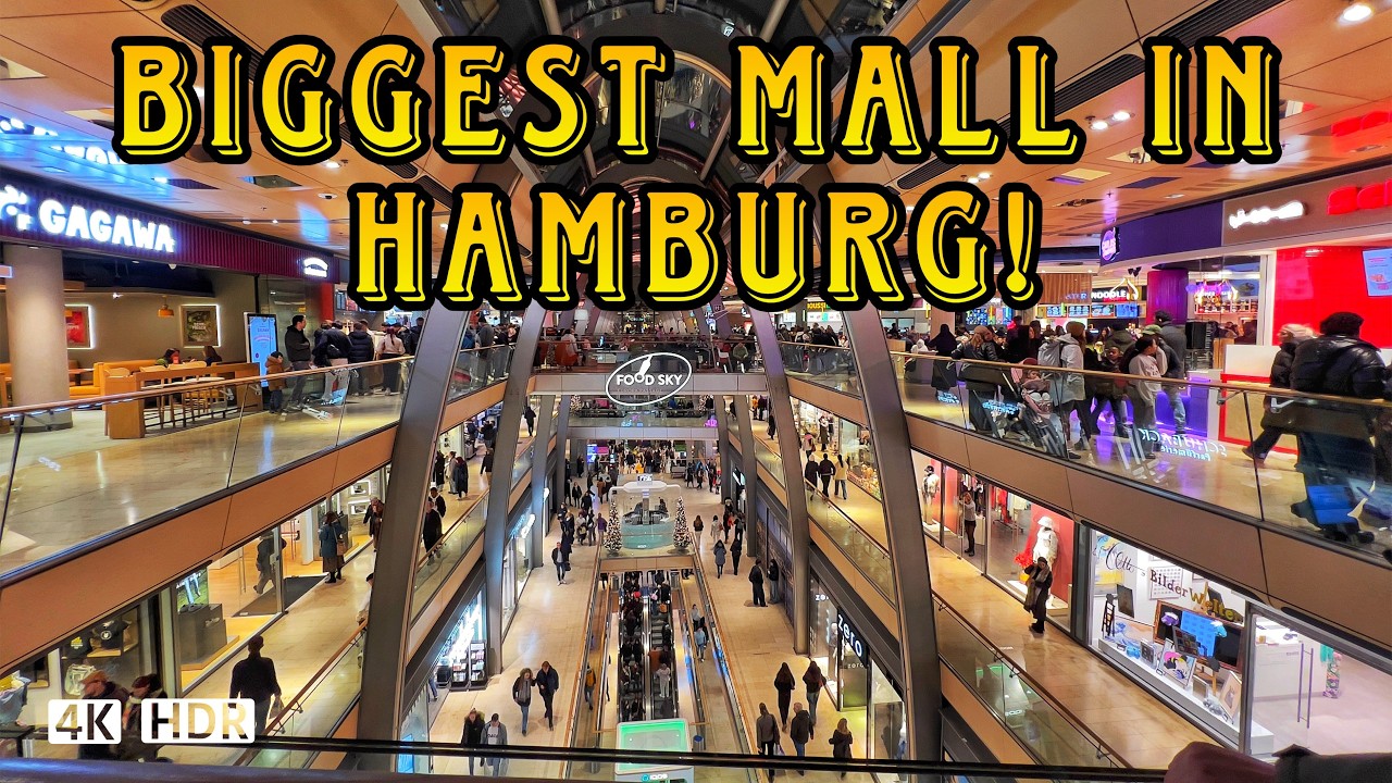 Luxury Shopping in the Heart of Hamburg: Europa Passage Tour 2026 🛍️| 4K Video Walking Tour 🇩🇪