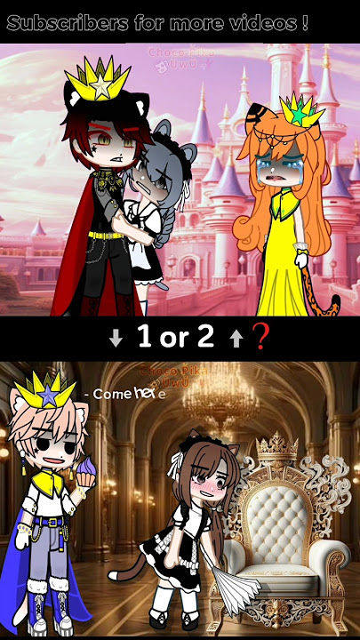 PACIFY HER 1 or 2 ?! #gacha #gachaclub #gachalife #shorts #gachatiktok #trending #memes #fyp