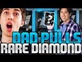 MY DAD PULLED THE RAREST DIAMOND IN 2K! NBA 2K16 PACK AND PLAY