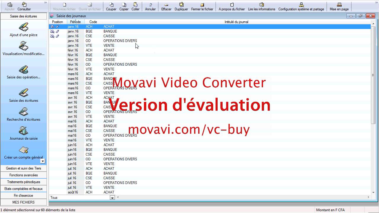 Saari Compta Journalisation Des Operations Youtube