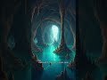 A cave with a hidden "sea" inside.