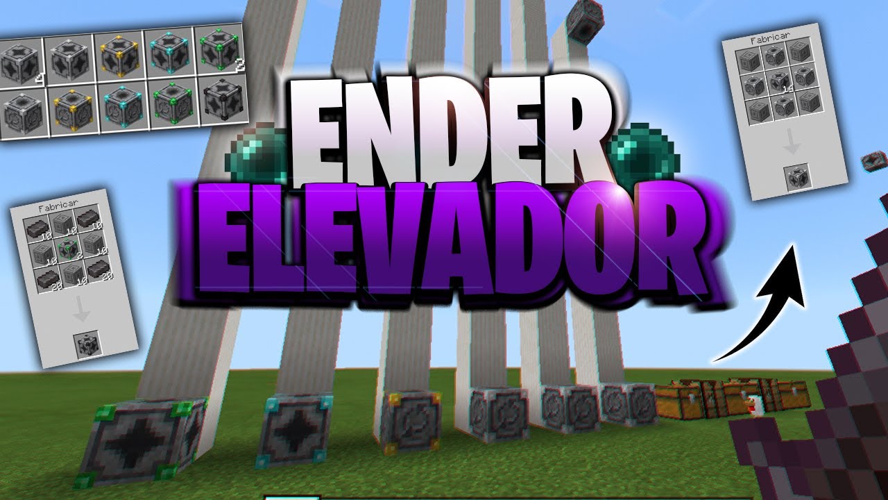 Ender Elevators V2 - Bedrock 1.16.100+ [Realms Support] Minecraft Mod