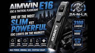 EP 707: The AIMWIN EI6 Review: The SLIMMEST 3,100-Lumen Tactical EDC Flashlight!