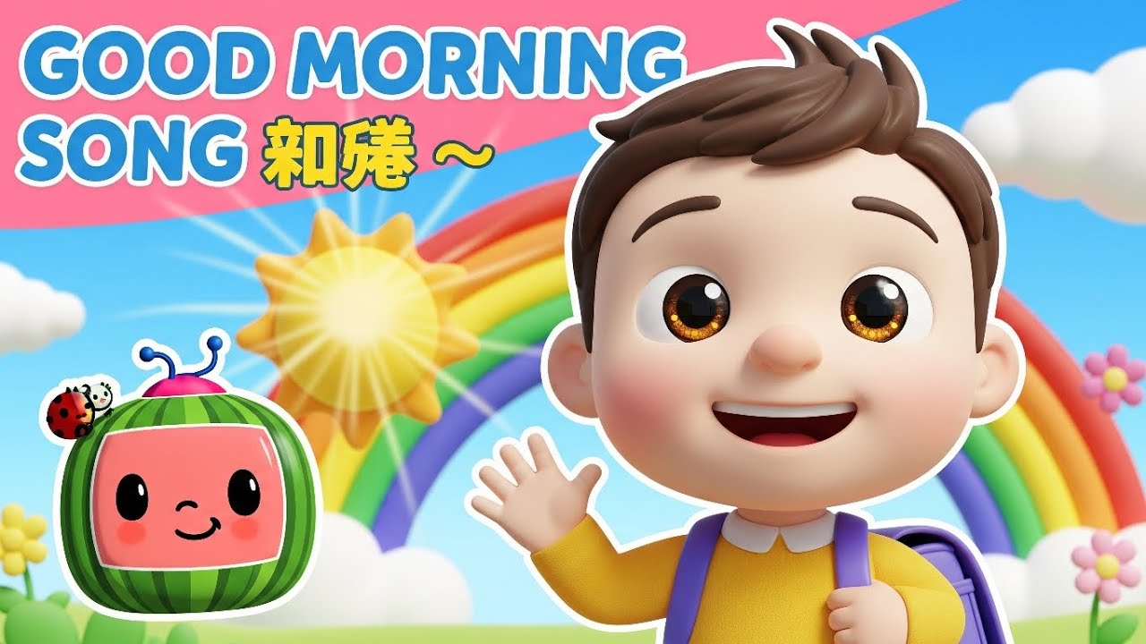 Good Morning Song & Story 🌞 | Fun Nursery Animation for Kids | Learning & Singing