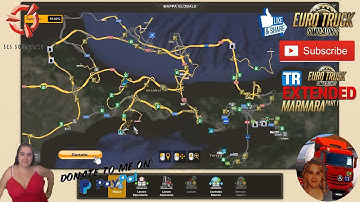 Euro Truck Simulator 2 (1.43) TR Extended Map v1.3: Marmara Edition Part 1 by bona + DLC