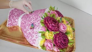 Trang trí bánh kem với hoa đơn giản dễ làm | decorating flower cake simple