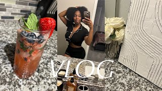 Shopping For Home Decortextured Paintingmaking Mojitos Vlog