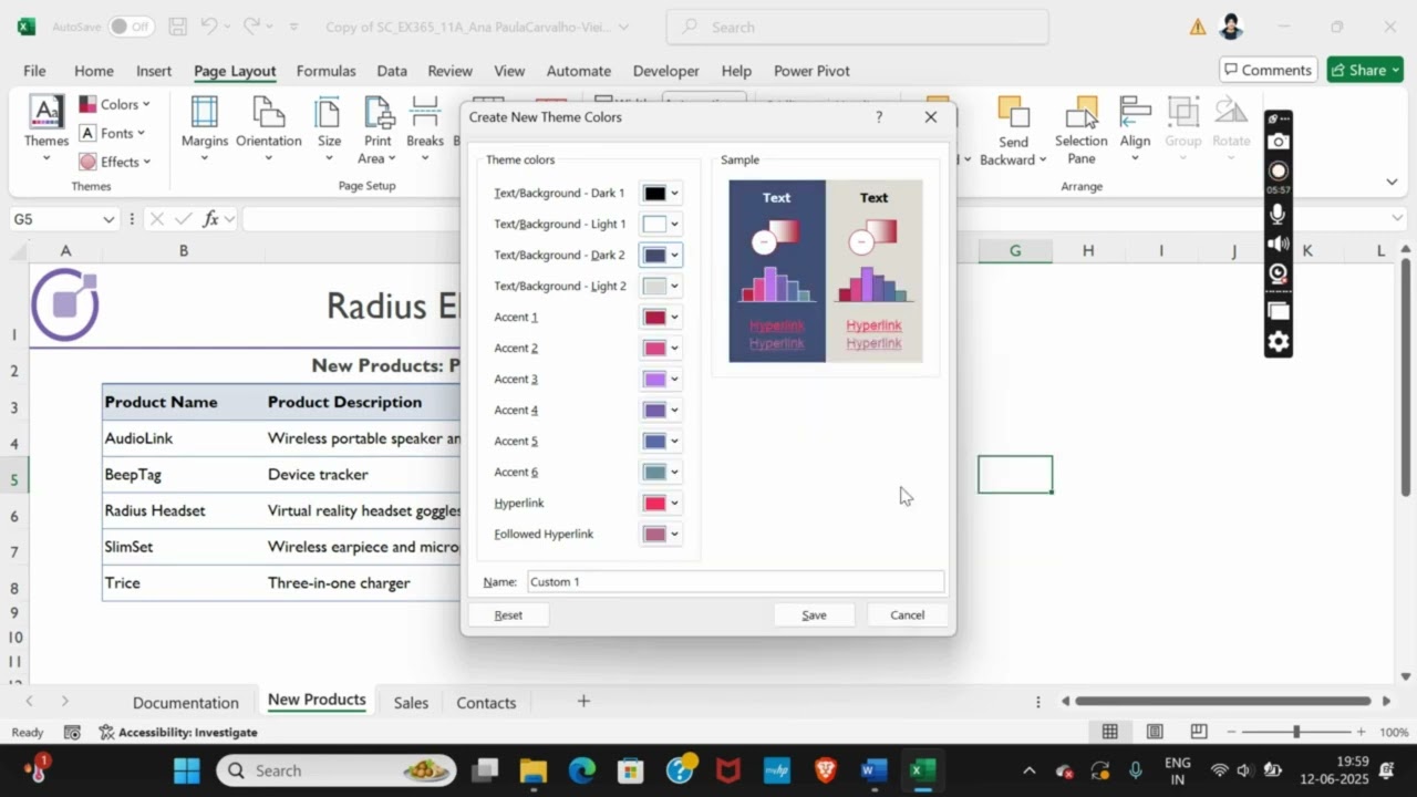 Shelly Cashman Excel 365 | Module 11: SAM Project A Radius Electronics