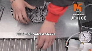 Ремонт гидроблока JF010E - TCC Switch Valve & Sleeve
