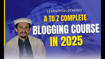 Free Blogging Course In Urdu For Beginners | By Zeeshan Alam 2025