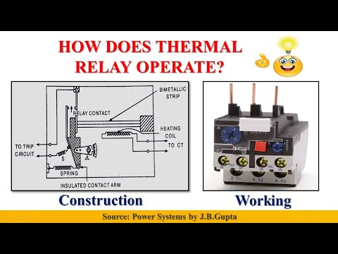 Video: Thermal relay for an electric motor: diagram, principle of operation, technical specifications