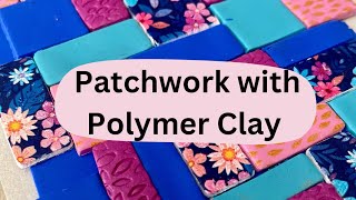Patchwork with polymer clay! | Earring making from start to finish | tutorial | craft
