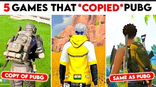 *SHOCKING* 😱 5 Games That Actually COPIED Pubg Mobile! screenshot 4