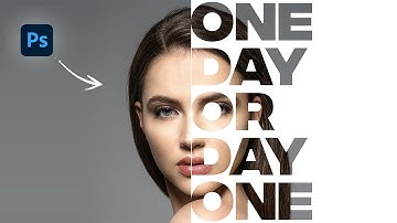 Photoshop Tutorial:  Text Portrait Effect in Photoshop  || Design Wizard