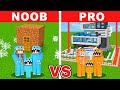 Minecraft: NOOB vs PRO: SAFEST SECURITY HOUSE BUILD CHALLENGE TO PROTECT MY FAMILY