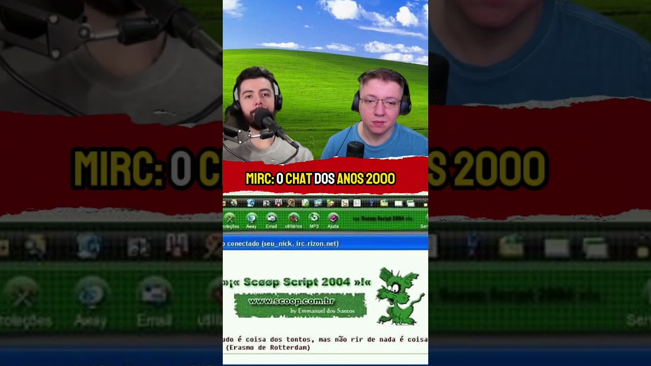 Como era o MIRC nos 