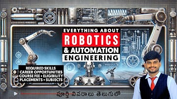 Everything You Need to Know About Robotics & Automation Engineering | BTech Guide 2025 in Telugu