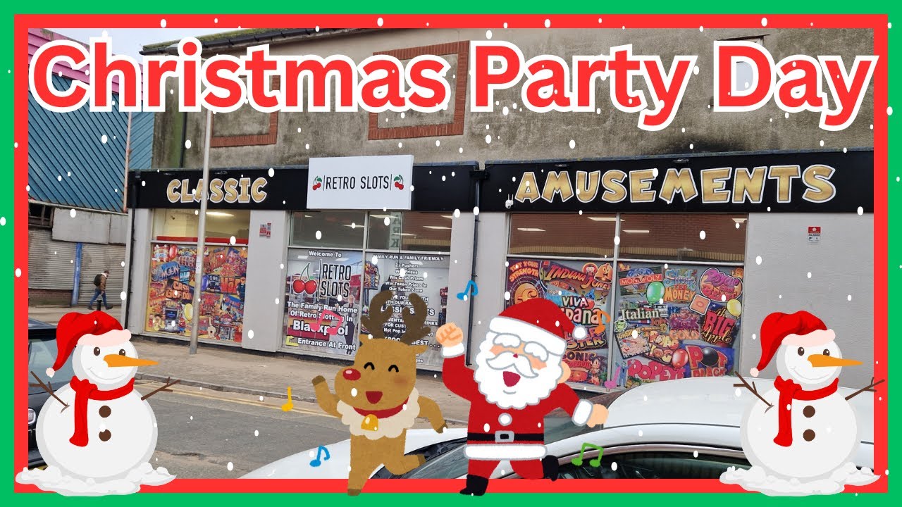 💥 Fruit Machine Slots | Christmas Party Day Retro Slots Blackpool Arcade 🎄