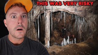 (This was VERY DANGEROUS) We Found a Massive Abandoned Haunted Mine in the Woods! @AngBonaTV