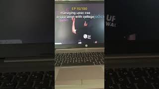 UPSC STUDY VLOG 📚|Hustle series Day 15 #studymotivation