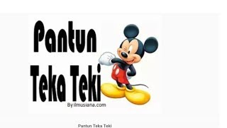 30. PANTUN TEKA-TEKI. Mengasikan