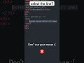 Vs code tips and tricks π₯π₯ | vs code shortcuts | Part-5 |#shorts #vscode #tricks #reactjs #shortcuts