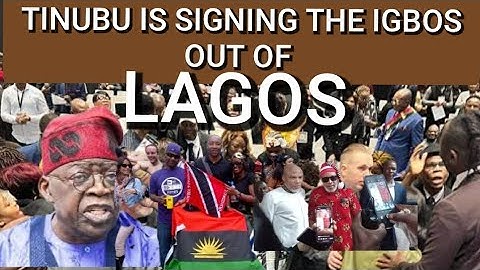 TINUBU SIGN THE IGBOS OUT OF LAGOS WØTØ WØTØ RELEASED ON JUSTICE OMOTOSHO AS NIGERIA IS SET 2 DIVIDE