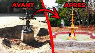 Je refais la FONTAINE du CHATEAU ! (de A a Z)