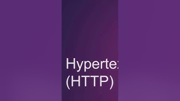 HTTP (Hypertext Transfer Protocol)
