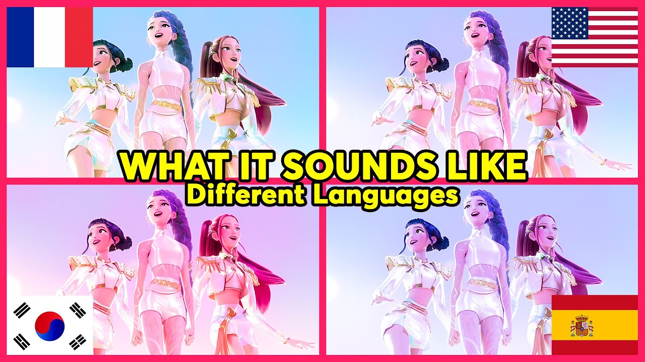 The Song 'Golden' & 'What It Sounds Like' in Different Languages ~ Guess The Song KPOP DEMON HUNTERS