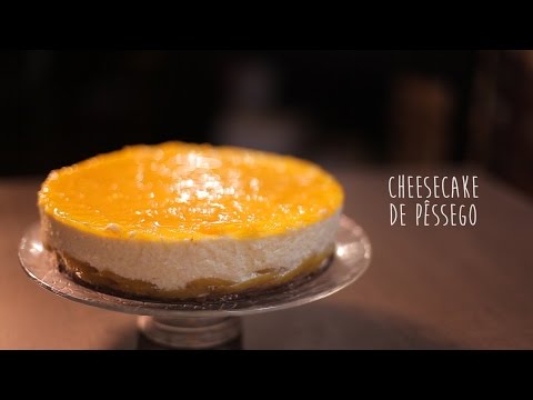 Vídeo: Cheesecake Com Pêssegos