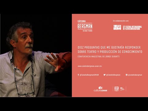 Jorge Dubatti: Diez preguntas que me gustaría responder sobre teatro y producción de conocimiento