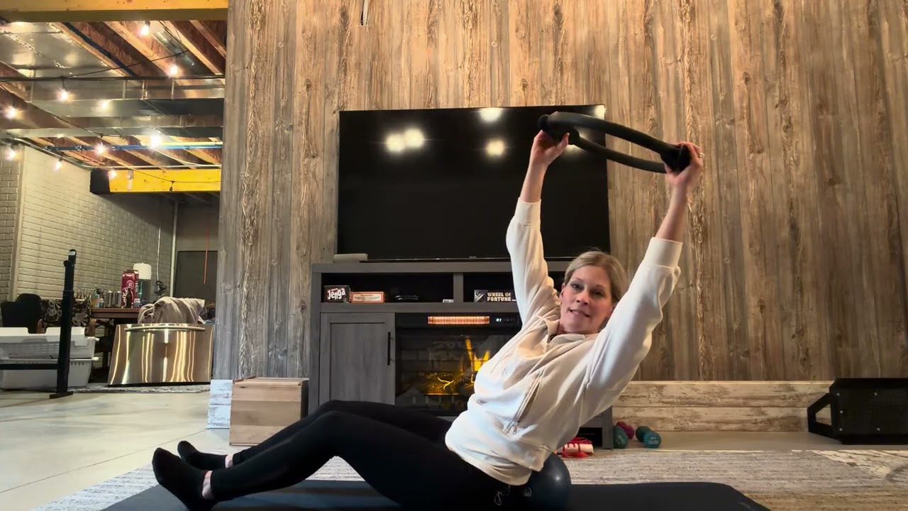 Day 11: 10 min core, magic circle or exercise ball