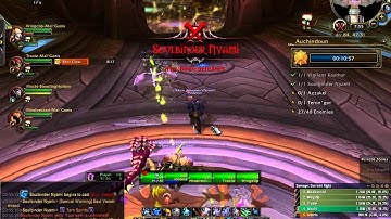 warlords of draenor Auchindoun Gold Challenge Mode Resto Druid PoV