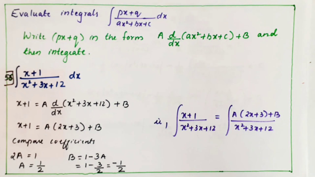 INDEFINITE INTEGRATION | PART - 15 - YouTube