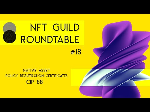 Native Asset Policy Registration/Information Certificates - CIP 867 - NFT Guild Roundtable #18