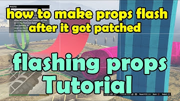 "GTA STUNT CREATOR TUTORIAL" No2 - FLASHING PROPS (EASY METHOD)