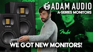 Setting Up & Calibrating our NEW Monitors! | Adam Audio A Series